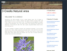 Tablet Screenshot of 3-creeks.org